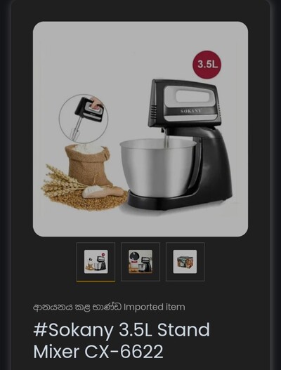 Sokany 3.5L Stand Mixer CX-6622